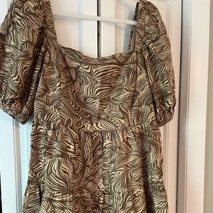 NWOT House of Harlow 1960 linens dress.